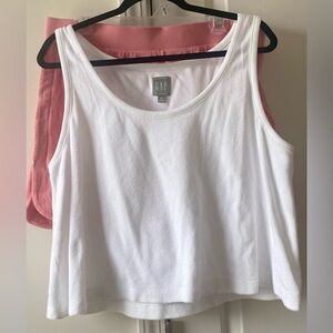 Gap terry cloth short/tank set. Size XL